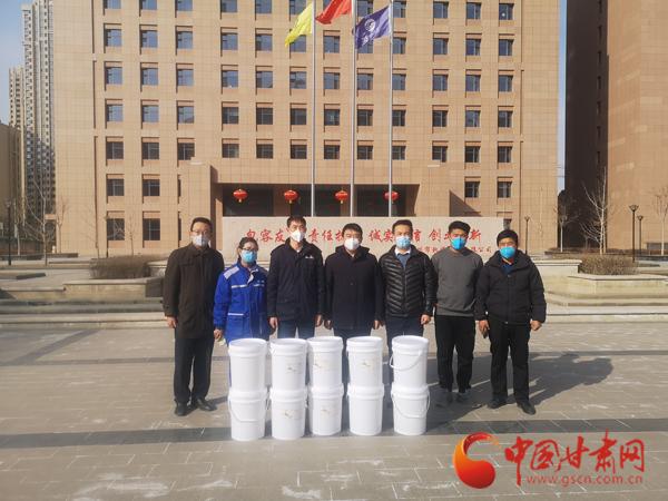 【甘肅全民戰(zhàn)“疫”】暖心！民革蘭州市委會捐助首批1噸防疫物資（圖）