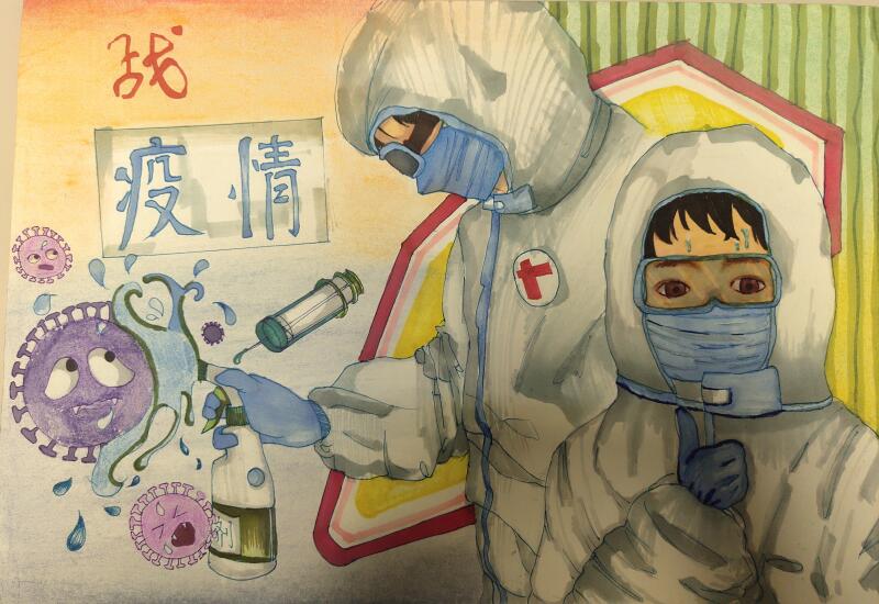 “疫情當(dāng)前，孩子們有‘畫’說(shuō)”作品展播（三十五）