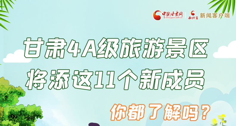 圖解|甘肅4A級(jí)旅游景區(qū)將添這11個(gè)新成員 你都了解嗎？