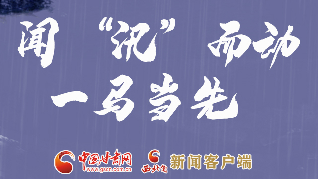 微海報(bào)|向“險”而行 定格抗洪一線的身影